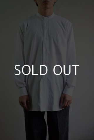【人気SALE正規品】COMOLI ダブルフロントシャツ size1 WHITE コモリ Sサイズ