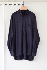 画像5: COMOLI (コモリ) ジャージ プルオーバーシャツ [NAVY] (5)