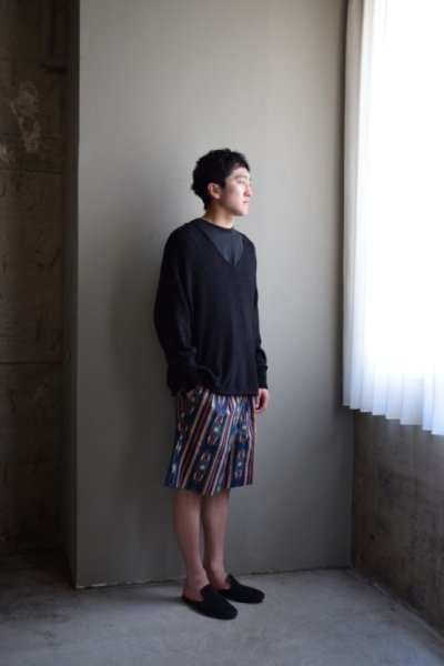 画像1: 【SALE】m's braque (エムズ ブラック) TUCKED SHORTS [TRICOLOR]