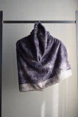 画像4: m's braque (エムズ ブラック) BOA LONG SNOOD [MISTY SUMI-BLACK] (4)