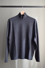 画像5: Cale (カル) ウールポンチ タートルネック プルオーバー [GREY] (5)