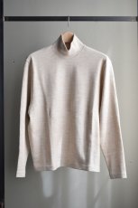 画像5: Cale (カル) ウールポンチ タートルネック プルオーバー [BEIGE] (5)