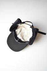 画像5: COMESANDGOES  (カムズアンドゴーズ) CLEAR TWILL EAR CAP no.26080 [BLACK] (5)