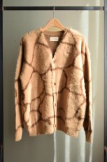 画像5: MARKAWARE (マーカウェア)  Natural Color Alpaca / PAVE PATTERN CARDIGAN [Natural Beige] (5)