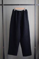 画像5: walenode (ウェルノード) Innocent YAK Circuler knitting pants Limited color [BLACK] (5)