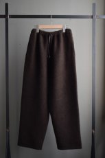 画像5: walenode (ウェルノード) Innocent YAK Circuler knitting pants [BROWN] (5)