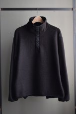 画像5: MARKAWARE (マーカウェア)  Natural Color Alpaca / FLEECE TRACK JUMPER [Natural Black] (5)