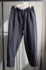 画像5: MARKAWARE (マーカウェア) BRATAC SILK × ORGANIC WOOL TAFFETA WIDE TRUCK PANTS [BLACK]  (5)