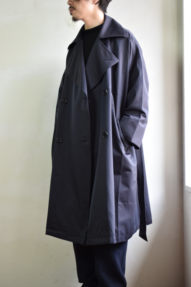 18AW サスクワッチ ファブリックス ウール オーバー コートM黒316L