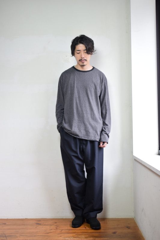 期間限定お試し価格 unused Long-sleeve border T-shirt. i9tmg.com.br