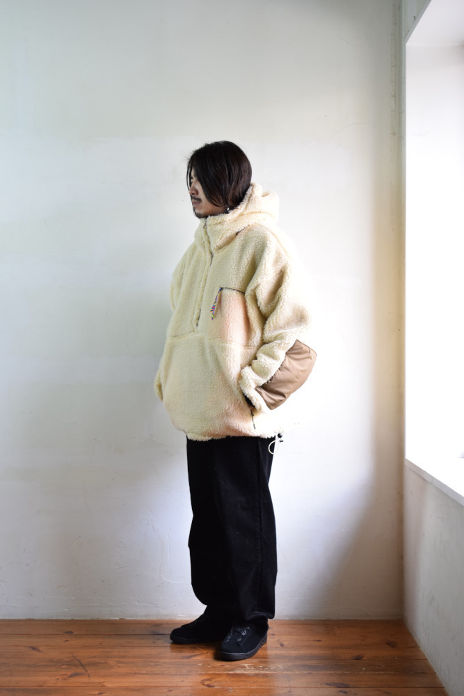 MORE SALE】is-ness (イズネス) REVERSIBLE PULLOVER SWITCHING JACKET