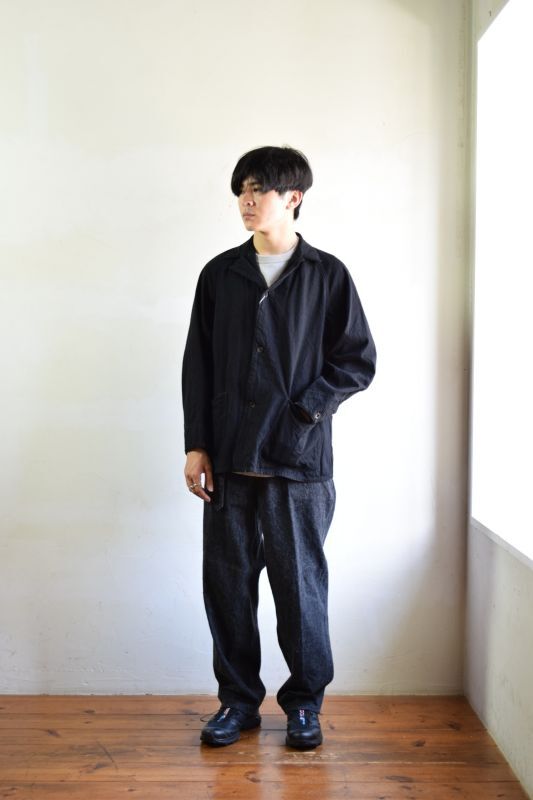 comoli ブラックワークジャケット2022ss サイズ2 - ファッション