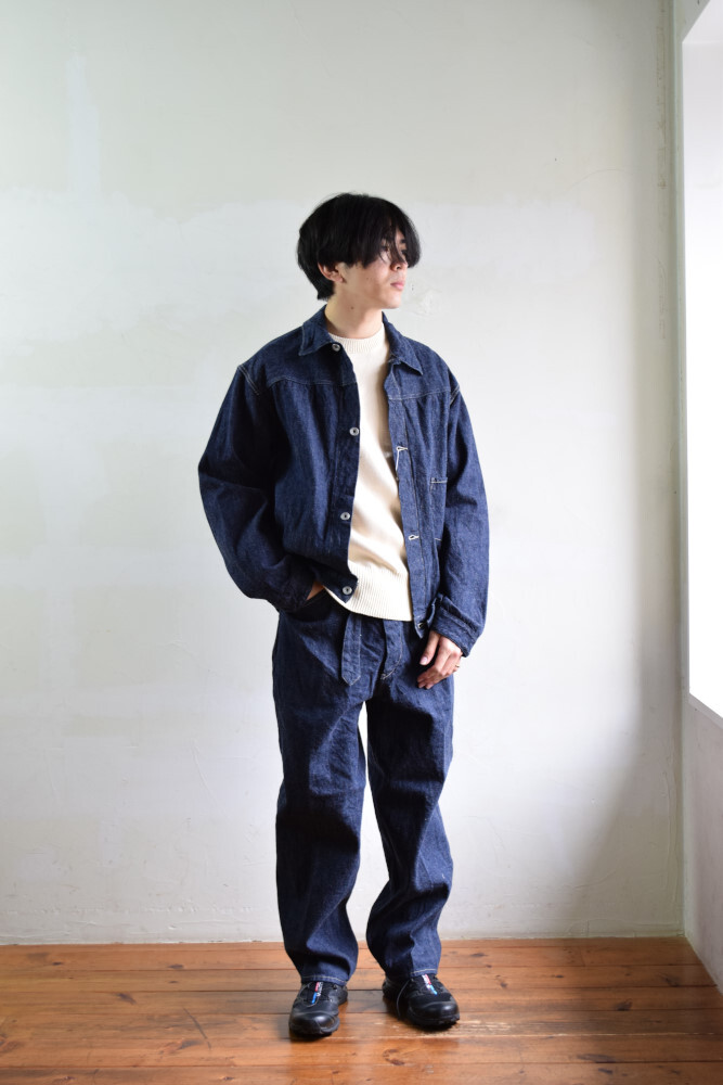 【新品タグ付き】COMOLI 21SS デニムワークジャケット サイズ3