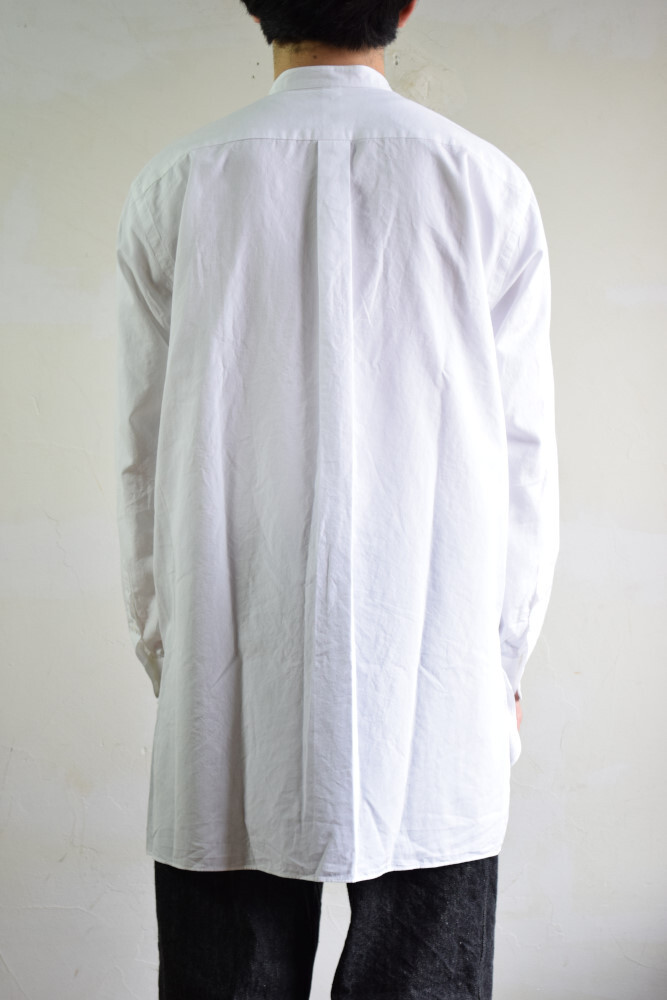 本日限定値下　【ほぼ新品】comoli バンドカラーシャツ　ホワイト　サイズ2