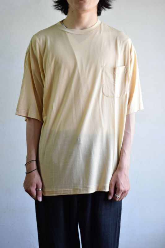 注目のブランド COMOLI (コモリ) ウール天竺 半袖クルー 22ss Tシャツ