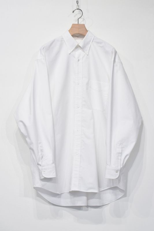 22,400円COMOLI コモリオックス　BDシャツ　製品染め　ジャケット  サイズ  3