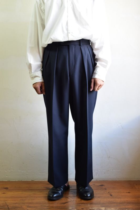 MATE2023ss markaware DOUBLE PLEATED TROUSER